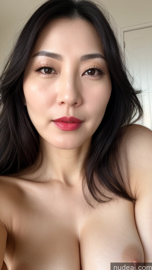 related ai porn images free for Woman One Perfect Boobs Beautiful Lipstick Fairer Skin 40s Black Hair Korean Close-up View