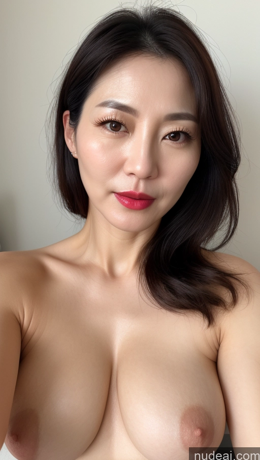 related ai porn images free for Woman One Perfect Boobs Beautiful Lipstick Fairer Skin 40s Black Hair Korean Close-up View