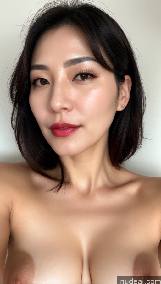 related ai porn images free for Woman One Perfect Boobs Beautiful Lipstick Fairer Skin 40s Black Hair Korean Close-up View