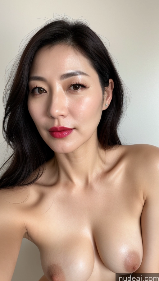 related ai porn images free for Woman One Perfect Boobs Beautiful Lipstick Fairer Skin 40s Black Hair Korean Close-up View