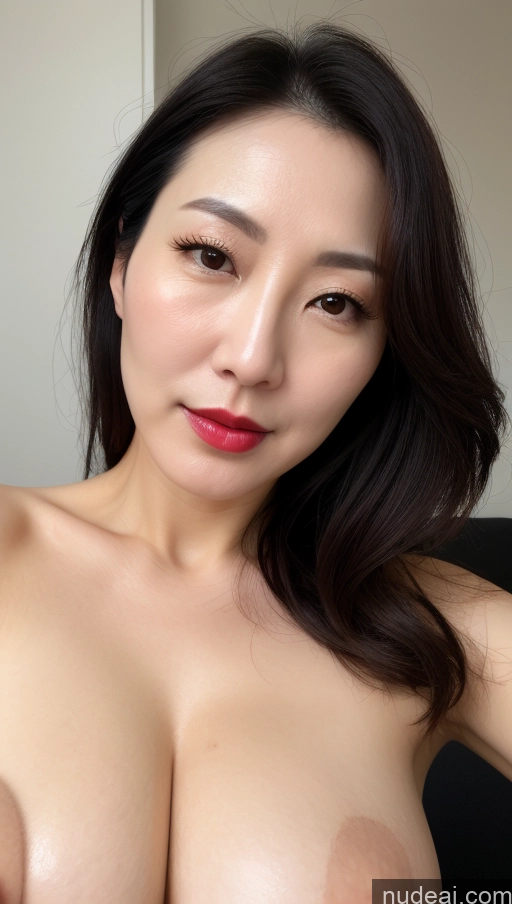 related ai porn images free for Woman One Perfect Boobs Beautiful Lipstick Fairer Skin 40s Black Hair Korean Close-up View