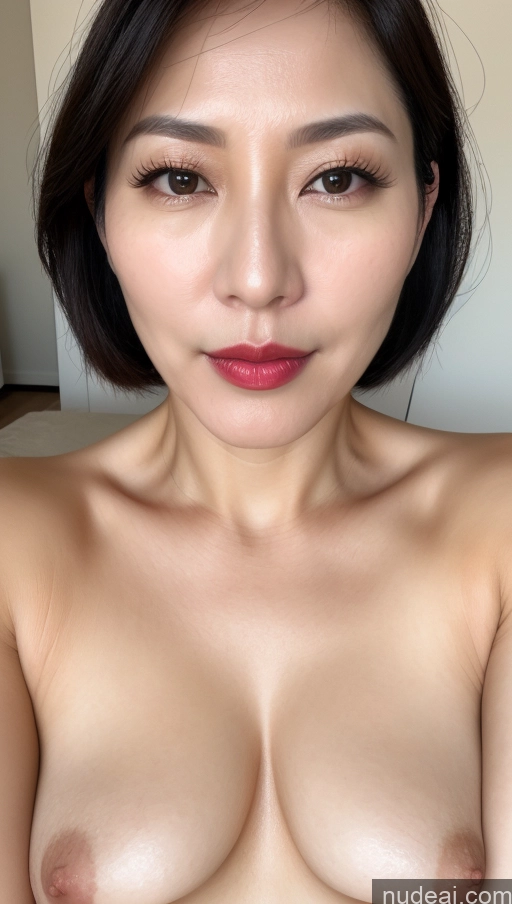 related ai porn images free for Woman One Perfect Boobs Beautiful Lipstick Fairer Skin 40s Black Hair Korean Close-up View