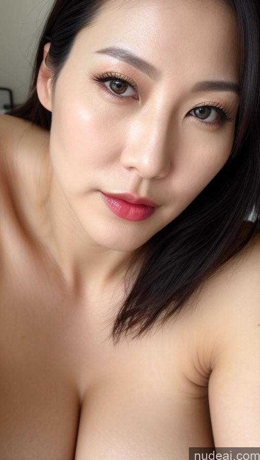 related ai porn images free for Woman One Perfect Boobs Beautiful Lipstick Fairer Skin 40s Black Hair Korean Close-up View