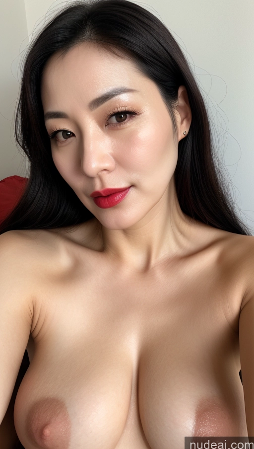 related ai porn images free for Woman One Perfect Boobs Beautiful Lipstick Fairer Skin 40s Black Hair Korean Close-up View