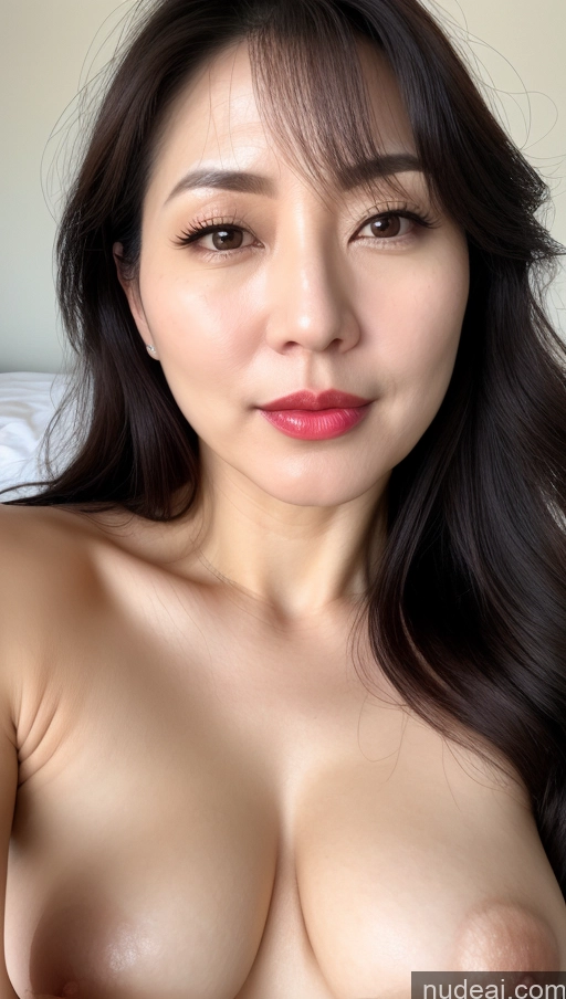 related ai porn images free for Woman One Perfect Boobs Beautiful Lipstick Fairer Skin 40s Black Hair Korean Close-up View