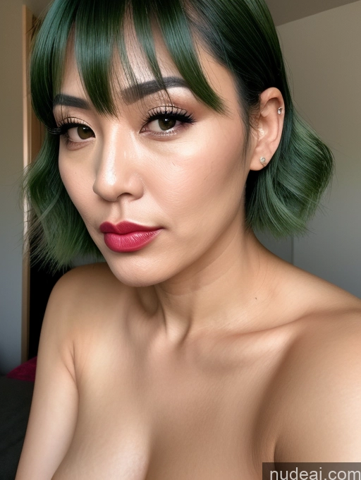 related ai porn images free for Japanese Green Hair Pouting Lips 40s Woman