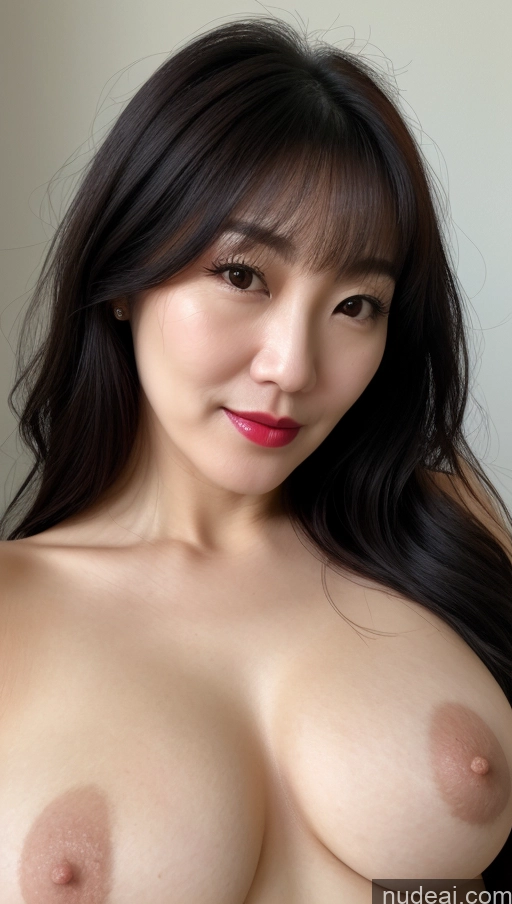 related ai porn images free for Woman One Perfect Boobs Beautiful Lipstick Fairer Skin 40s Black Hair Korean Close-up View