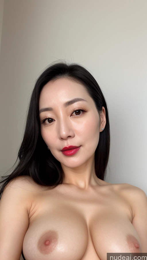 related ai porn images free for Woman One Perfect Boobs Beautiful Lipstick Fairer Skin 40s Black Hair Korean Close-up View