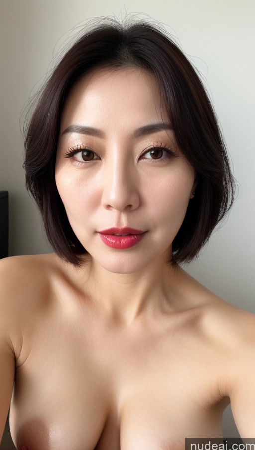 related ai porn images free for Woman One Perfect Boobs Beautiful Lipstick Fairer Skin 40s Black Hair Korean Close-up View