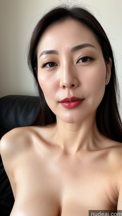 related ai porn images free for Woman One Perfect Boobs Beautiful Lipstick Fairer Skin 40s Black Hair Korean Close-up View