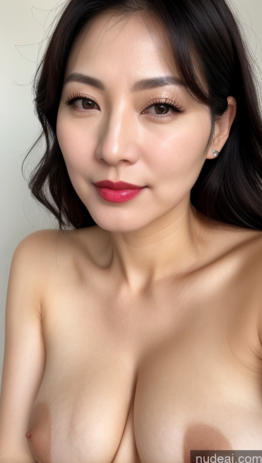 related ai porn images free for Woman One Perfect Boobs Beautiful Lipstick Fairer Skin 40s Black Hair Korean Close-up View