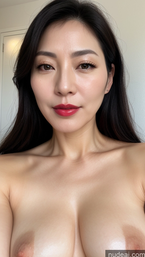 related ai porn images free for Woman One Perfect Boobs Beautiful Lipstick Fairer Skin 40s Black Hair Korean Close-up View