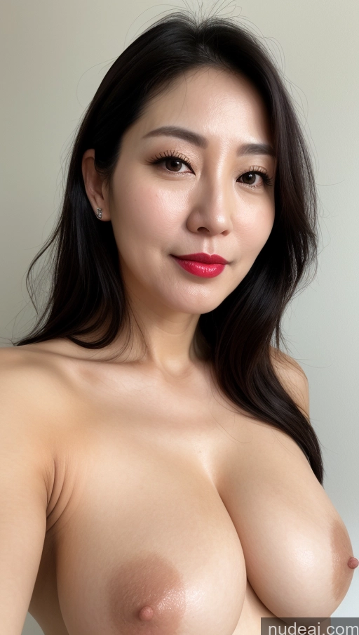 related ai porn images free for Woman One Perfect Boobs Beautiful Lipstick Fairer Skin 40s Black Hair Korean Close-up View