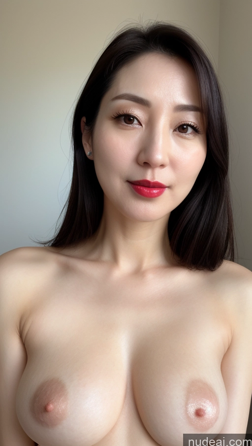 related ai porn images free for Woman One Beautiful Lipstick Fairer Skin 40s Black Hair Korean Close-up View Small Tits Perfect Boobs