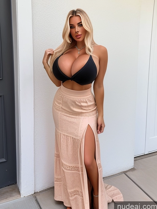 related ai porn images free for Bimbo Huge Boobs British Two Long Skirt