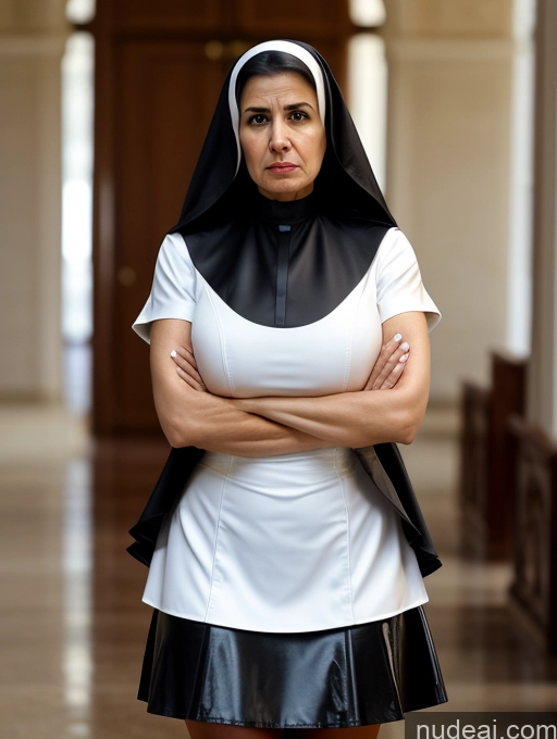 related ai porn images free for Huge Boobs Skinny Short Angry Black Hair Curly Hair Arabic Front View Dress High Heels Mini Skirt Latex 60s Milf Nun