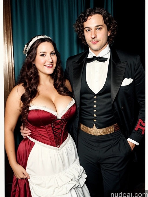 related ai porn images free for Busty Big Ass Chubby Big Hips Fairer Skin 30s Brunette Messy White Film Photo Pirate Dark Lighting Detailed Cleavage Several Party Cosplay Dress Woman + Man Victorian