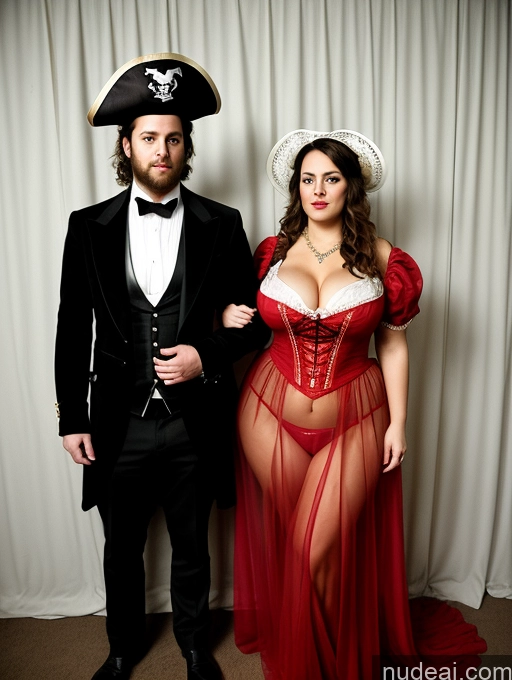 related ai porn images free for Busty Big Ass Chubby Big Hips Fairer Skin 30s Brunette Messy White Film Photo Pirate Dark Lighting Detailed Cleavage Several Party Cosplay Dress Woman + Man Victorian Transparent