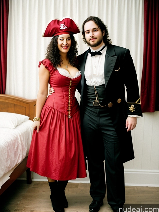 related ai porn images free for Woman + Man Several Busty Big Ass Chubby Big Hips Fairer Skin 30s Brunette Messy White Film Photo Party Dress Cosplay Pirate Victorian
