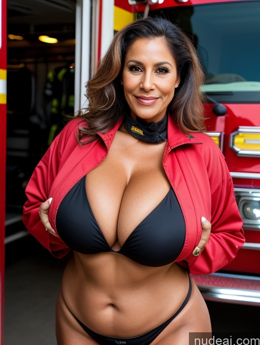 related ai porn images free for Milf One Busty Huge Boobs Thick Tanned Skin Front View Microkini Thong 70s Brazilian Firefighter Vampire
