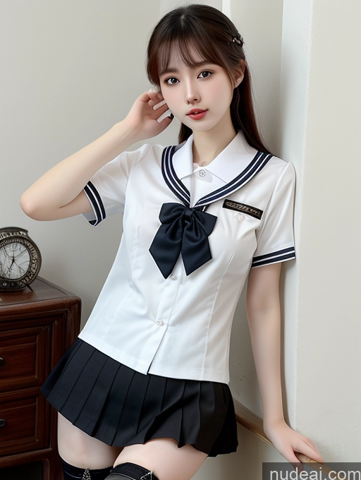 related ai porn images free for Woman Two Skinny Fairer Skin Big Hips 18 Chinese JK Uniform Stockings Short Busty