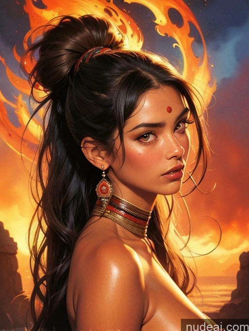 related ai porn images free for Tanned Skin Bangs Asian Native American Native American Traditional GZCfinal Topless Woman Breasts Art By Boris Vallejo Boris Vallejo Art Style Fantasy Style Jeff Easley Discworld Bangs Long Hair Hair Bun Ponytail Straight Regal Painting Watercolor Hell Egyptian Tribal