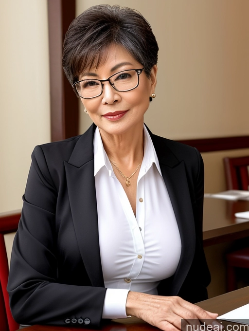 related ai porn images free for Milf Perfect Boobs Perfect Body Beautiful Glasses 70s Seductive Sexy Face Pixie Chinese Restaurant Blouse Casual Jacket Suit Secretary Professor Cleavage Detailed
