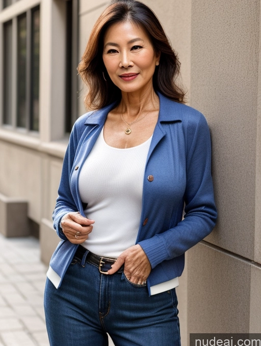 related ai porn images free for Milf Perfect Boobs Beautiful 70s Chinese Blouse Casual Jacket Professor Secretary Shirt Stylish Sweater Detailed Topless Perfect Body