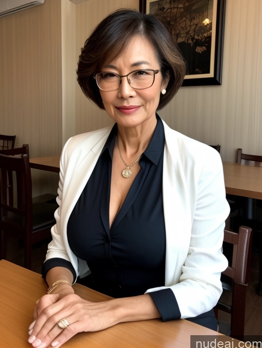 related ai porn images free for Milf Perfect Boobs Perfect Body Beautiful Glasses 70s Seductive Sexy Face Pixie Chinese Restaurant Blouse Casual Jacket Suit Secretary Professor Cleavage Detailed