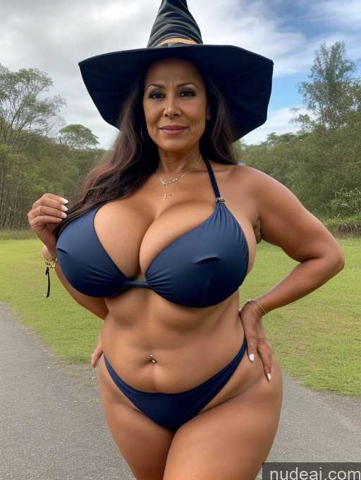 related ai porn images free for Milf One Busty Huge Boobs Thick Tanned Skin Front View Microkini Thong 70s Brazilian Witch Lumberjack