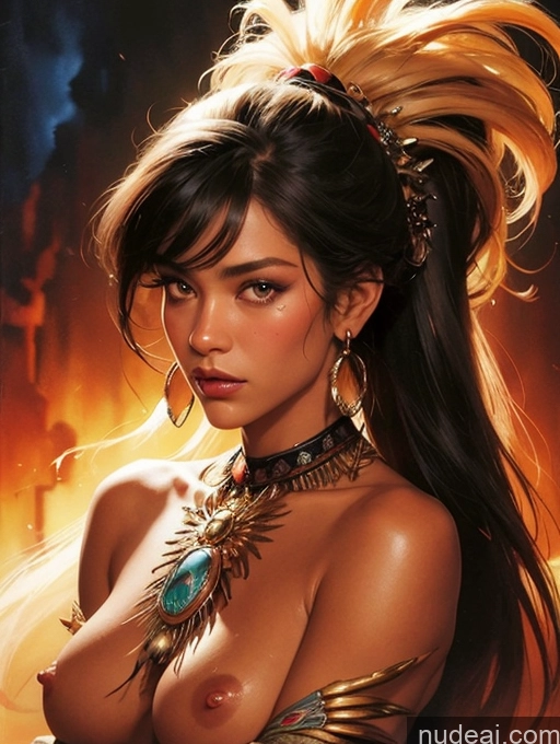 related ai porn images free for Tanned Skin Bangs Korean Native American Native American Traditional GZCfinal Topless Woman Breasts Art By Boris Vallejo Boris Vallejo Art Style Fantasy Style Jeff Easley Discworld Bangs Ponytail Straight Regal Painting Watercolor Tribal Hell Egyptian Slicked