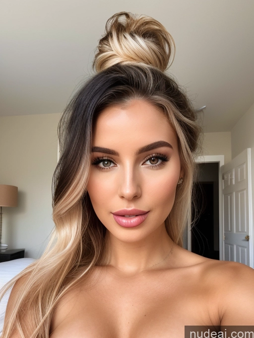 related ai porn images free for One Beautiful Fairer Skin Nude Detailed Brunette Close-up View Bimbo Lipstick Messy 20s African