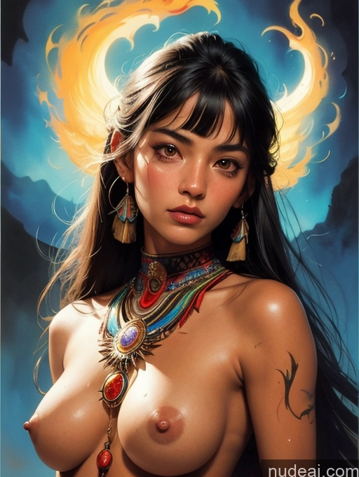 related ai porn images free for Tanned Skin Bangs Korean Native American Native American Traditional GZCfinal Topless Woman Breasts Art By Boris Vallejo Boris Vallejo Art Style Fantasy Style Jeff Easley Discworld Bangs Straight Regal Painting Watercolor Tribal Egyptian Slicked Hell