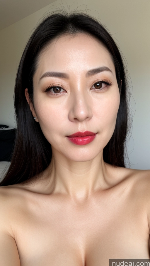 related ai porn images free for Woman One Perfect Boobs Beautiful Lipstick Fairer Skin Black Hair Korean Close-up View 40s