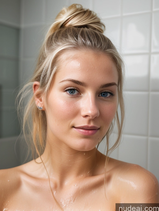 related ai porn images free for 18 Sexy Face Blonde Beautiful Shower Scandinavian Ponytail One Woman