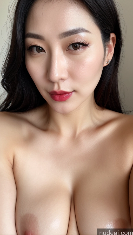 related ai porn images free for Woman One Perfect Boobs Beautiful Lipstick Fairer Skin Black Hair Korean Close-up View 30s Slicked