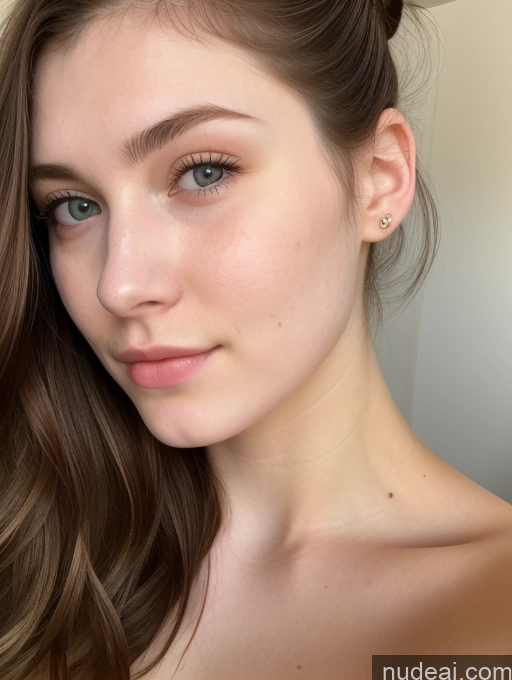 related ai porn images free for One Beautiful Close-up View Detailed Nude Brunette British Fairer Skin Hair Bun Sorority 18