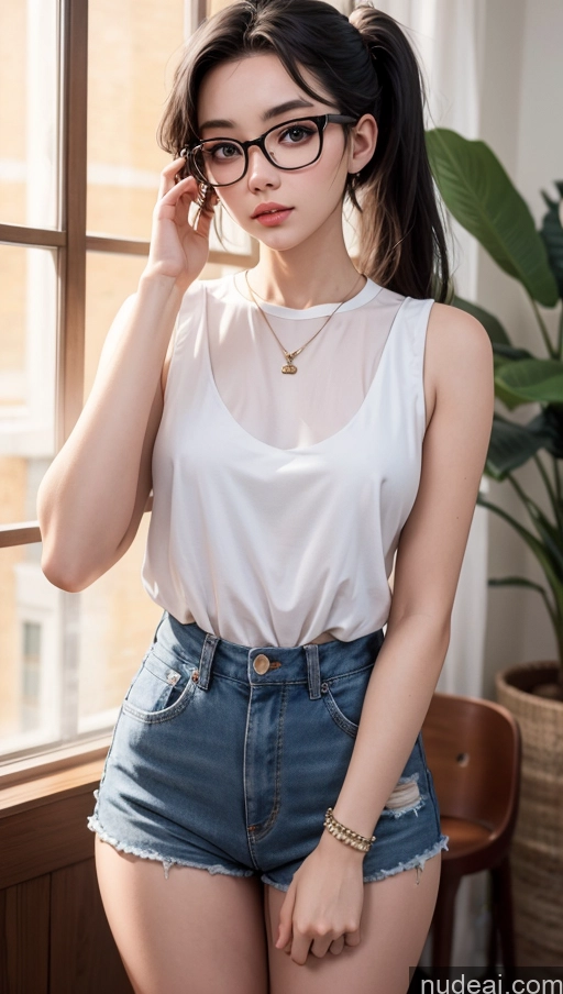 related ai porn images free for Small Tits 18 Black Hair Ponytail Korean Short Perfect Body Spreading Legs Pubic Hair Glasses 60s