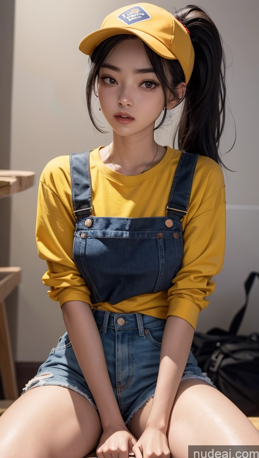 related ai porn images free for Small Tits 18 Black Hair Ponytail Korean Short Perfect Body Spreading Legs Pubic Hair Construction Worker