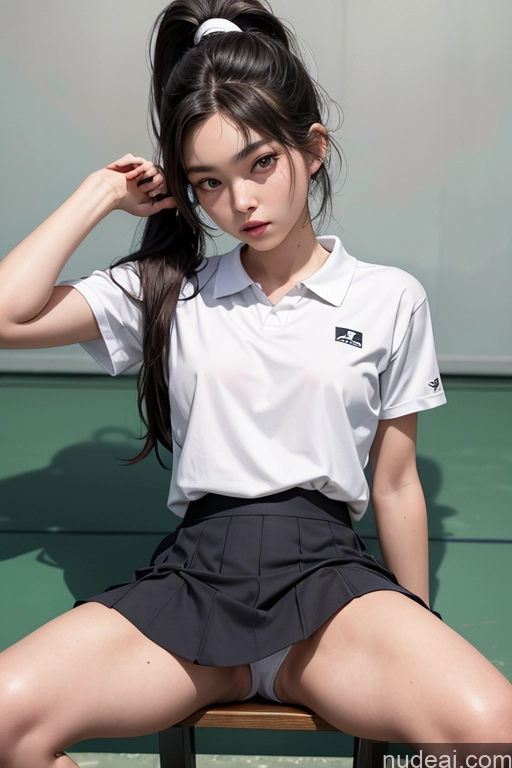 related ai porn images free for Small Tits 18 Black Hair Pubic Hair Hat Spreading Legs Tennis Korean Ponytail