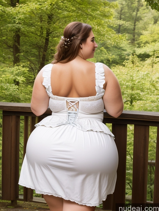 related ai porn images free for Woman Busty Huge Boobs Big Ass Thick Chubby Fat Back View Bending Over Dirndl