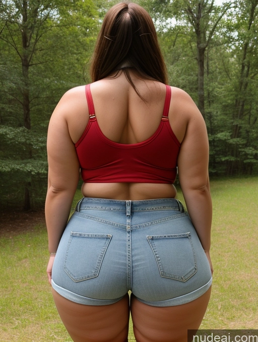 related ai porn images free for Woman Busty Huge Boobs Big Ass Thick Chubby Fat Back View Bending Over Daisy Dukes Devil