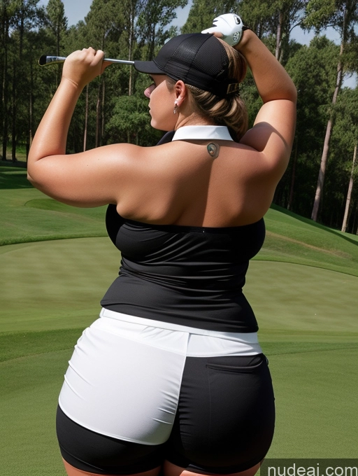 related ai porn images free for Woman Busty Huge Boobs Big Ass Thick Chubby Fat Back View Bending Over Golf Goth
