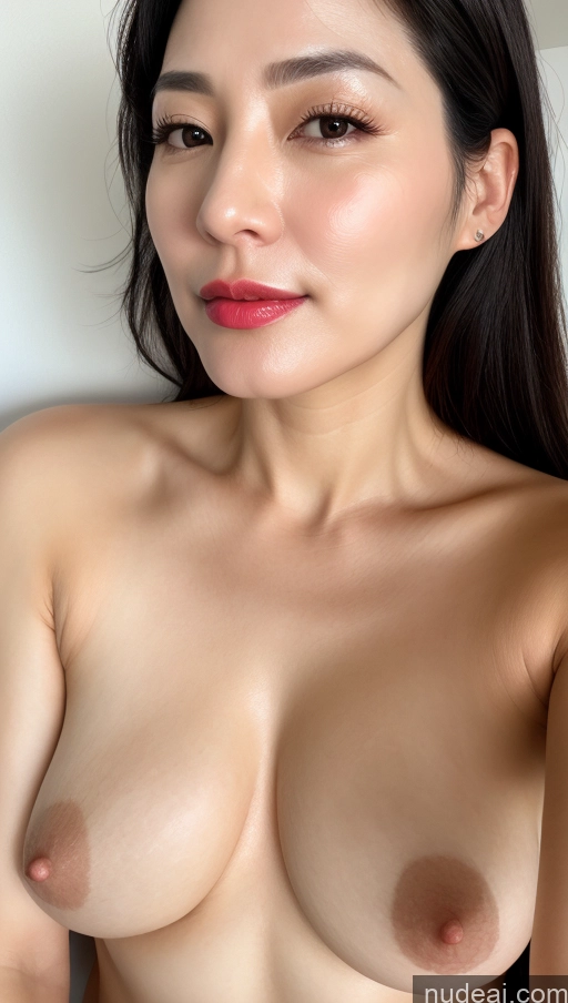 related ai porn images free for Woman One Perfect Boobs Beautiful Lipstick Fairer Skin Black Hair Korean Close-up View 40s