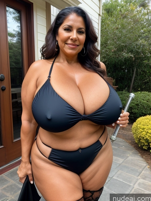 related ai porn images free for Milf One Busty Huge Boobs Thick Tanned Skin Front View Microkini Thong 70s Latina Lumberjack Witch Maid