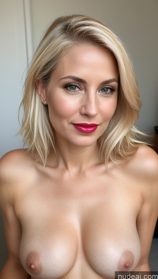 related ai porn images free for Woman One Small Tits Beautiful 40s Blonde Close-up View White Slicked Lipstick