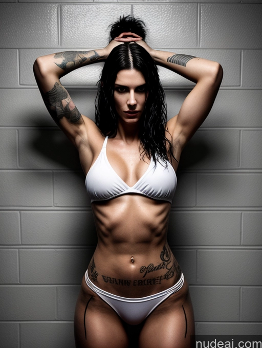 related ai porn images free for Beautiful Tattoos Abs Skinny Tall Perfect Body Fairer Skin Oiled Body Serious Black Hair Messy Russian 3d Prison Working Out Devil Dark Lighting 18