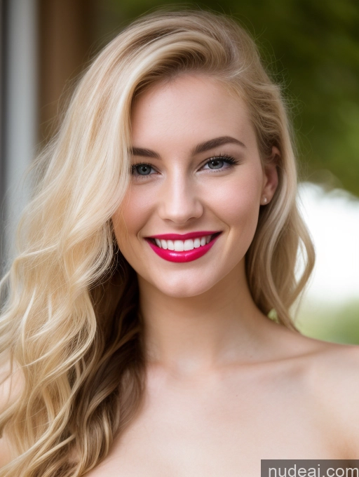 related ai porn images free for One Detailed 20s Beautiful Russian Blonde Lipstick Nude Sorority Happy Fairer Skin Close-up View Curly Hair