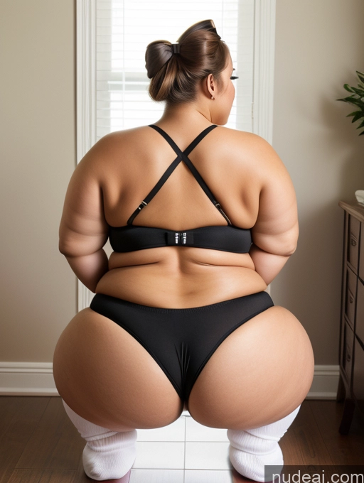 related ai porn images free for Model Busty Huge Boobs Big Ass Thick Chubby Fat Back View Bending Over Bows Thigh Socks