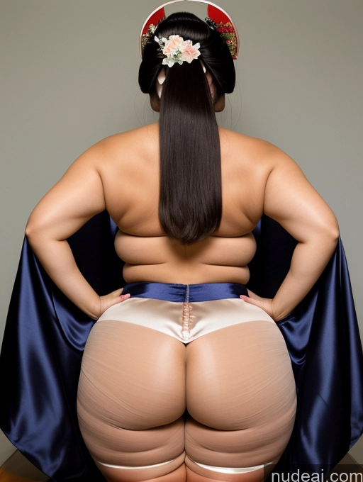 related ai porn images free for Model Busty Huge Boobs Big Ass Thick Chubby Fat Back View Bending Over Geisha Satin